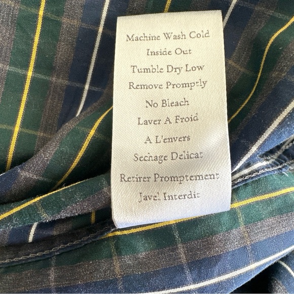 Frank & Eileen Barry Plaid Button Up - Picture 6 of 7